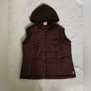 Vintage Vest with hood